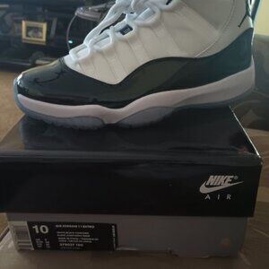 Black and White Jordan 11s